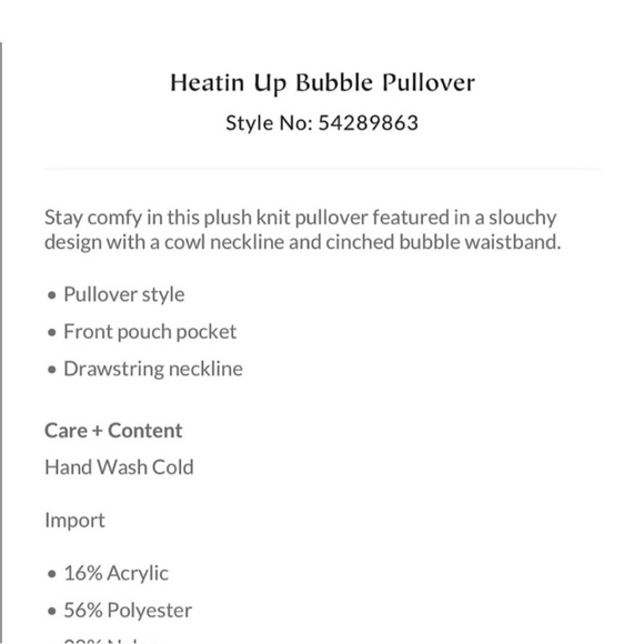 Free People Heatin Up Bubble Pullover Gray Soft Knit Sweater Medium - Picture 8 of 8